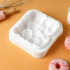 Форма для выпечки и муссовых десертов KONFINETTA «Воздушные пузыри», 20×5,5 см, силикон, цвет белый - Фото 2