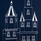 Портьера Этель «Ночной город» без держателя, цвет синий, 110×260 см, блэкаут, 100% полиэстер - Фото 2