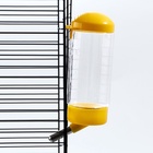 Поилка для клетки, 400 мл, 9×6×20 см, жёлтая - Фото 4