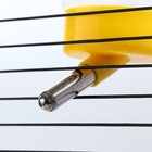 Поилка для клетки, 400 мл, 9×6×20 см, жёлтая - Фото 5