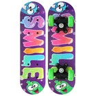 Скейтборд детский ONLYTOP SMILE, 44х14 см, колёса PVC 50 мм, пластиковая рама - Фото 2