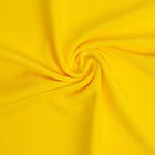 Отрез трикотажный для рукоделия, велюр, 45 х 50 см, цвет жёлтый - фото 9583496