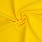 Ткань для рукоделия, велюр на трикотажной основе, цвет жёлтый, лоскут 45×50 см - Фото 4