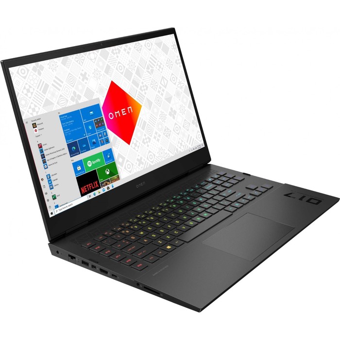 Ноутбук HP Omen 17-ck0045ur, 17.3", i7 11800H, 16Гб, RTX3080, SSD 1 Тб, Win11, Wi-Fi, чёрный   79442 - фото 51301236