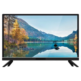 Телевизор Erisson 24LM8050T2, 24", 1366x768, DVB-T2/C, HDMI 1, USB 1, чёрный