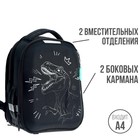 Рюкзак каркасный 38 х 30 х 17 см, эргономичная спинка, Calligrata Probag "Динозавр" (школьный) - Фото 2