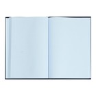 Книга учета А4, 120 листов в клетку "Синяя", твёрдая обложка, глянцевая ламинация, блок офсет - Фото 3