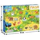 Пазл «Изучаем алфавит», «Синий трактор», 60 элементов - Фото 4