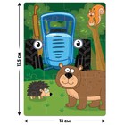 Пазл «В лесу», 24 элемента, Синий трактор - Фото 2