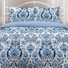 

КПБ «Гжель» евро, размер 220x240 см, 215x220 см, 70x70 см-2 шт.