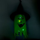 Карнавальная подвеска световая «Ужастик», цвет зелёный - фото 6607017