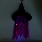 Карнавальная подвеска световая «Ужастик», цвет фиолетовый - фото 6607032