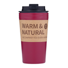 Термокружка TAKE IT EASY Casual, 420 мл, Casual, пластик, красная - Фото 4