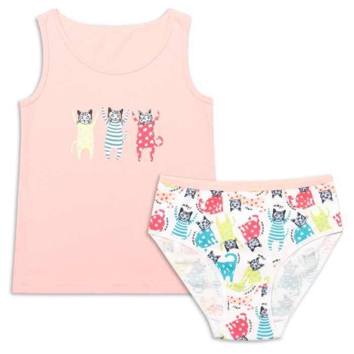 Комплект для девочек, рост 86 см, цвет розовый