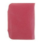 Визитница на кнопке, 1 ряд, 20 листов, малиновый - Фото 2