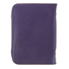 Визитница на кнопке, 1 ряд, 20 листов, фиолетовый - Фото 2