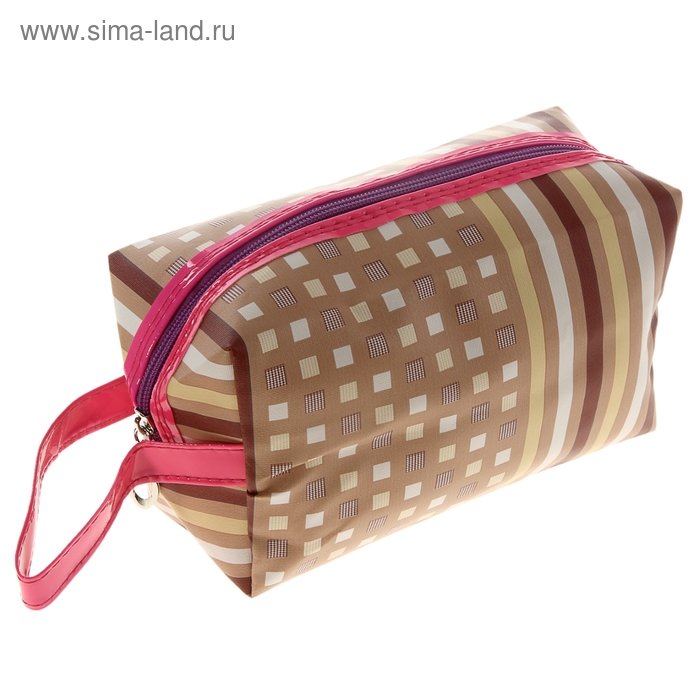 Косметичка дорожная High-tech, цвет бежевый - Фото 1