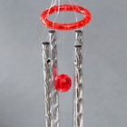 Музыка ветра «Сердце», пластик, 4 трубочки 10×1 см, 2 фигурки, h=52 см, МИКС - Фото 3