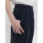 Брюки для девочек, рост 146 см, цвет темно-синий - Фото 4