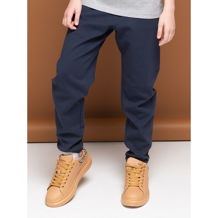 Брюки для девочек, рост 152 см, цвет темно-синий - Фото 1