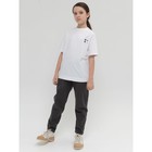 Брюки для девочек, рост 164 см, цвет темно-серый - Фото 8