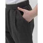 Брюки для девочек, рост 134 см, цвет темно-серый - Фото 2