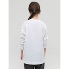 Лонгслив для девочки Pelican, рост 152 см, цвет белый - Фото 2