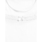 Майка для девочек, рост 104 см, цвет белый - Фото 2