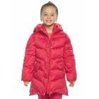 Пальто для девочек, рост 98 см, цвет малиновый - Фото 2