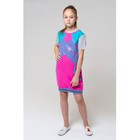 Платье для девочек, рост 146 см, цвет pink - фото 109890822