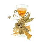 Свеча гелевая "Лепестки", цвет золото - Фото 1