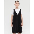 Платье для девочек, рост 152 см, цвет черный - фото 109890830