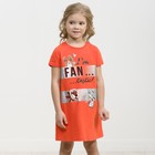 Платье для девочек, рост 92 см, цвет красный - фото 295780172