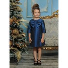 Платье для девочек, рост 98 см, цвет индиго - Фото 1