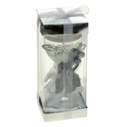 Свеча гелевая "Лепестки", цвет серебро - Фото 2