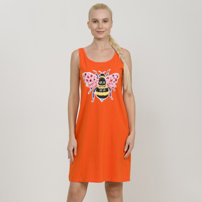 Платье женское , размер  xxs,  цвет оранжевый - Фото 1