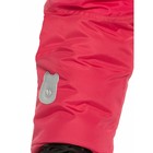 Полукомбинезон для девочек, рост 98 см, цвет малиновый - Фото 2