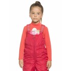 Полукомбинезон для девочек, рост 98 см, цвет малиновый - Фото 3