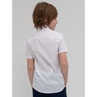 Рубашка для мальчиков с коротким рукавом Pelican, рост 152 см, цвет белый - Фото 7