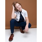 Рубашка для мальчиков с коротким рукавом Pelican, рост 152 см, цвет белый - Фото 9