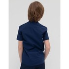 Рубашка для мальчиков с коротким рукавом Pelican, рост 164 см, цвет темно-синий - Фото 3