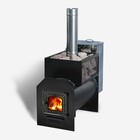 Печь для бани «Радуга 26 Б», под навесной бак, толщина стали 6 мм, со стеклом - Фото 1