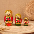 Сувенир "Домовой", 3 кукольный, 10см - фото 318889866