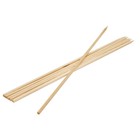 Шампур-шпажка для шашлыка «Твой Пикник» бамбук квадратные, 30х0,4 см, упаковка 25 шт - фото 300769291