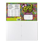 Тетрадь 18 листов в клетку ErichKrause Cool Girl, обложка мелованный картон, блок офсет, белизна 100%, с принтом - фото 23787014