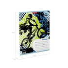 Тетрадь 24 листа в клетку ErichKrause "ErichKrause Cyclist", обложка мелованный картон, блок офсет, с принтом (комплект 10 шт) - фото 23787018