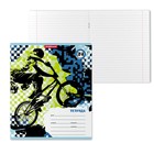 Тетрадь 24 листа в линейку ErichKrause Cyclist, обложка мелованный картон, блок офсет, белизна 100%, с принтом - фото 321143269