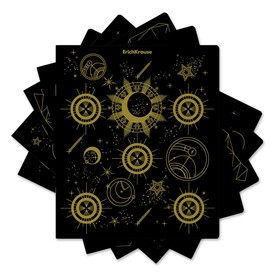 Тетрадь 48 листов в клетку, ErichKrause Magic Sky, обложка мелованный картон, тиснение золотой фольгой, блок офсет 100% белизна, МИКС (комплект 5 шт)