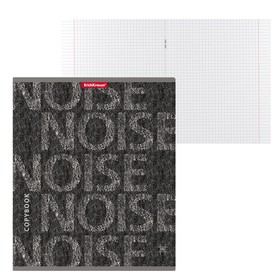 Тетрадь 96 листов в клетку ErichKrause Noise, обложка мелованный картон, матовая ламинация, блок офсет, белизна 100%, с принтом 7896152