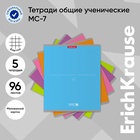 Тетрадь 96 листов в клетку, ErichKrause MC-7, обложка мелованный картон, блок офсет 100% белизна, МИКС - фото 322209241